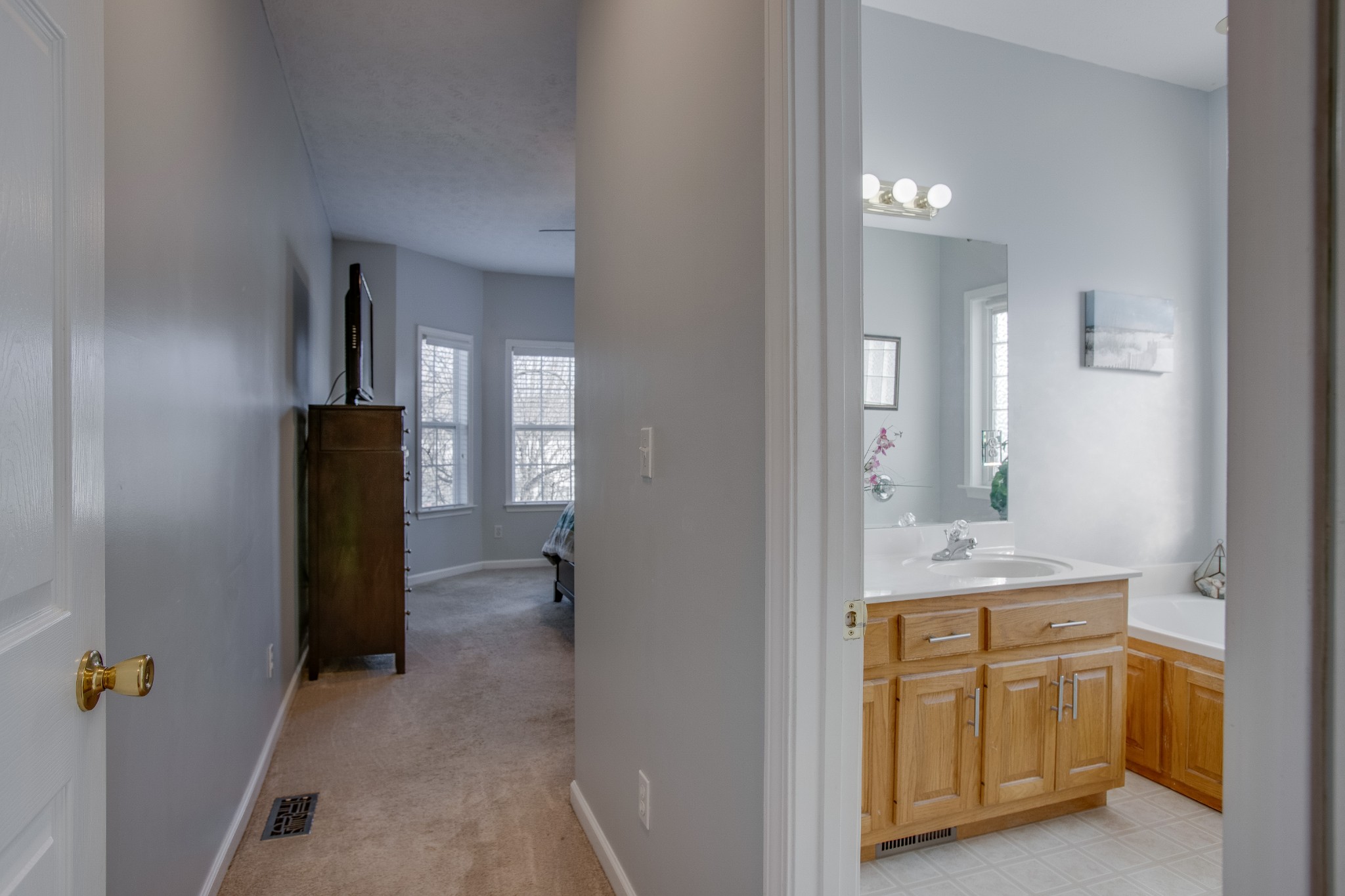 2918 Buckner Lane Spring Hill, TN 37174 - Photo 28 of 54 a view of a bathroom from a hallway