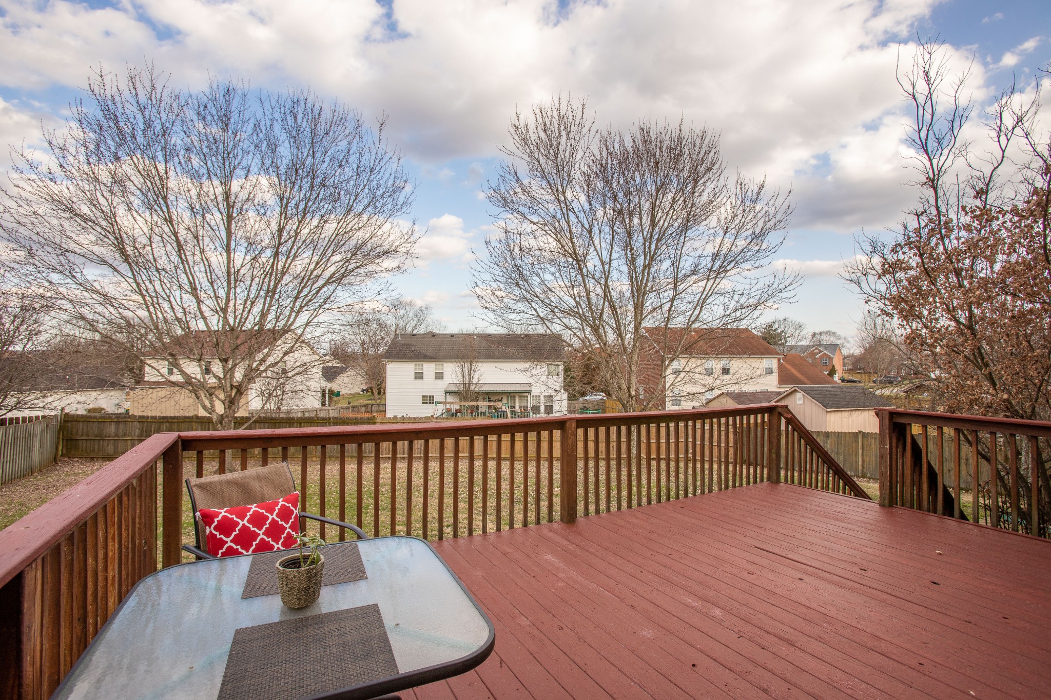 2918 Buckner Lane Spring Hill, TN 37174 - Photo 46 of 54 a view of deck with wooden floor and seating space