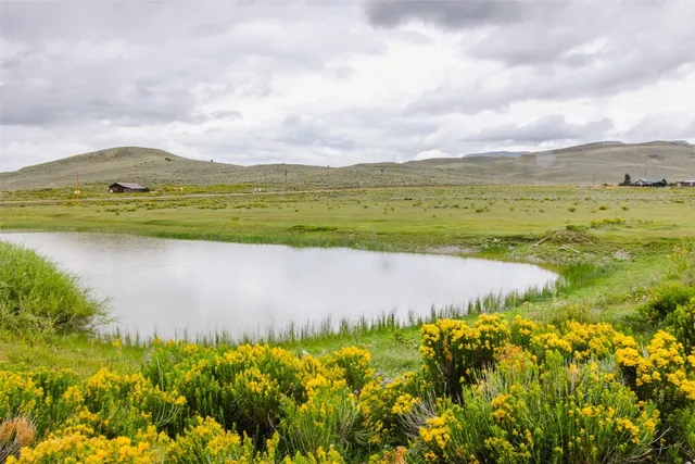 a view of an ocean and beach