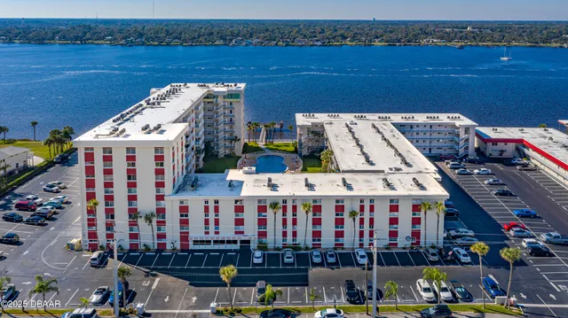 a view of a volley ball court