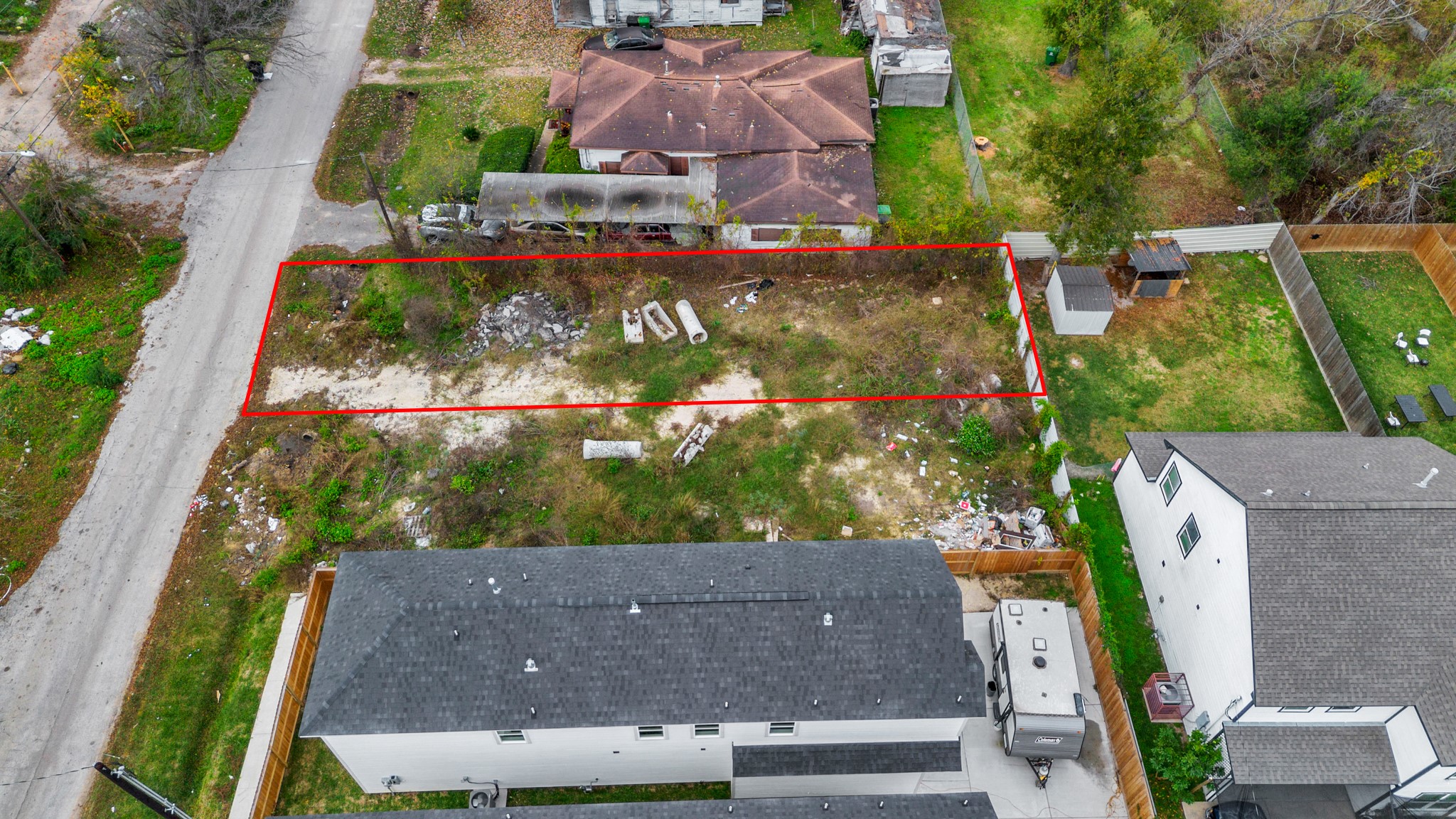 4121 East Toliver Street Houston, TX 77016 - Photo 2 of 34 an aerial view of residential houses with outdoor space