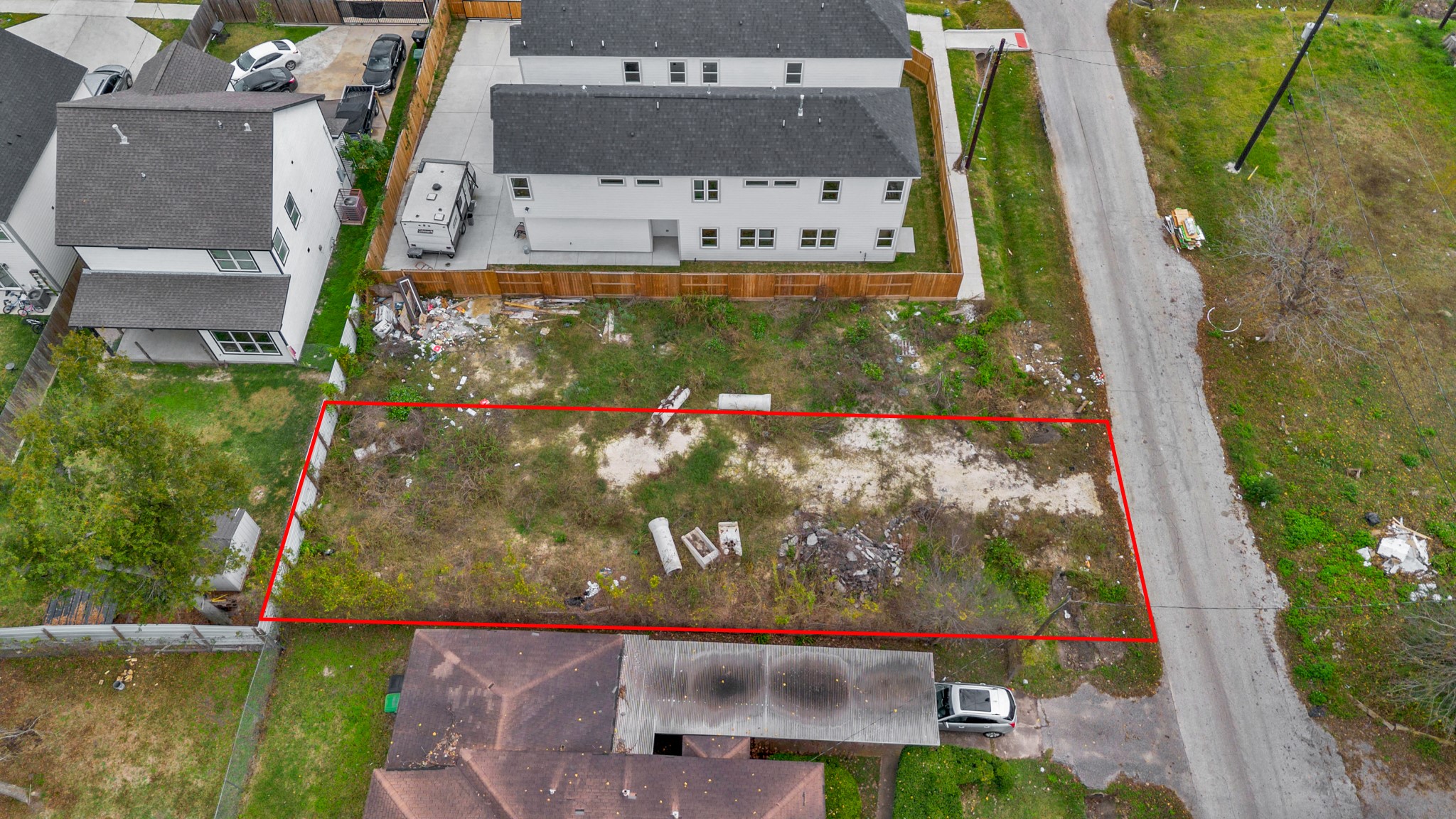 4121 East Toliver Street Houston, TX 77016 - Photo 32 of 34 an aerial view of a residential houses with outdoor space
