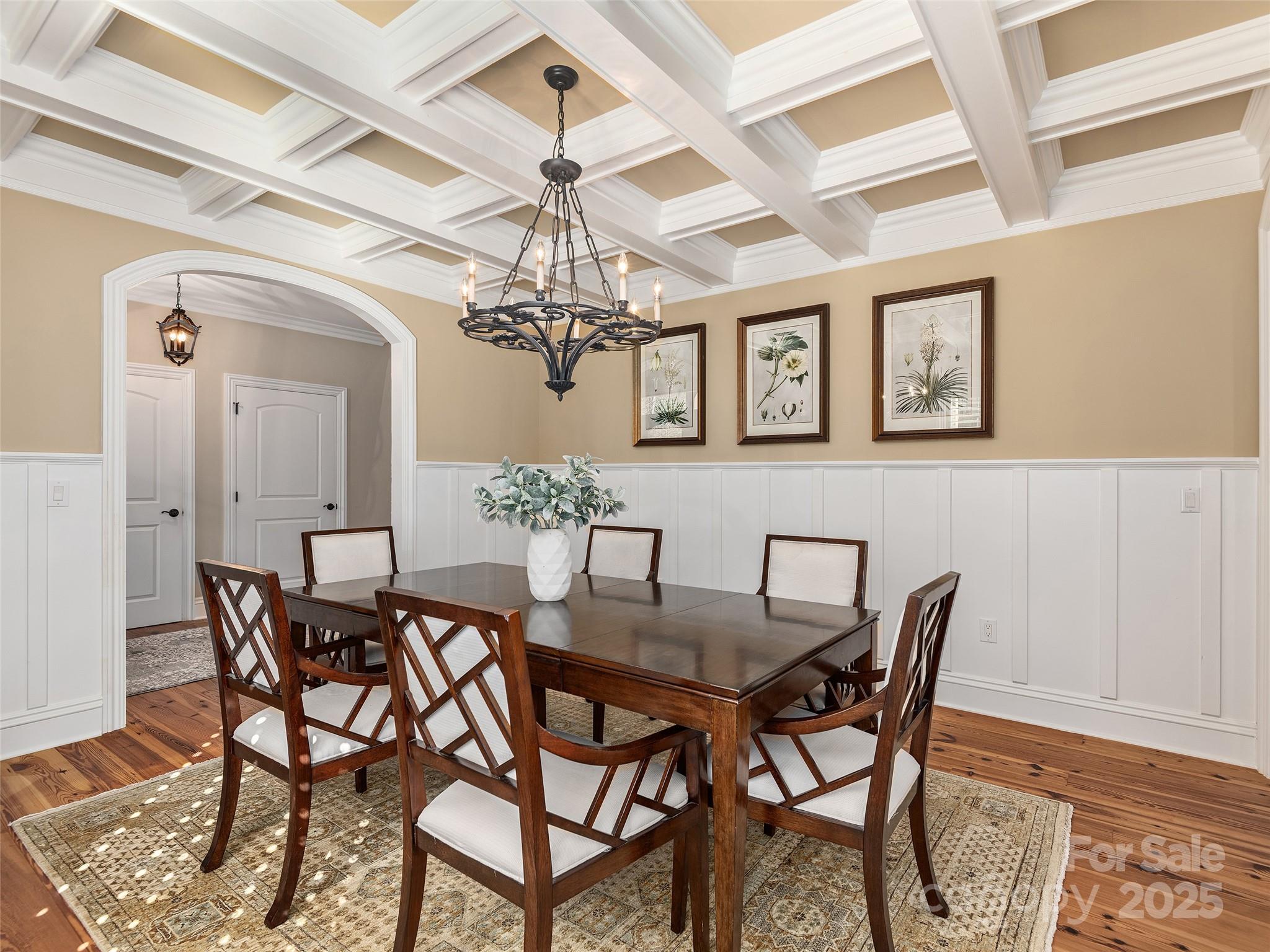 2514 Oakdale Road Old Fort, NC 28762 - Photo 11 of 48 a view of a dining room with furniture and chandelier