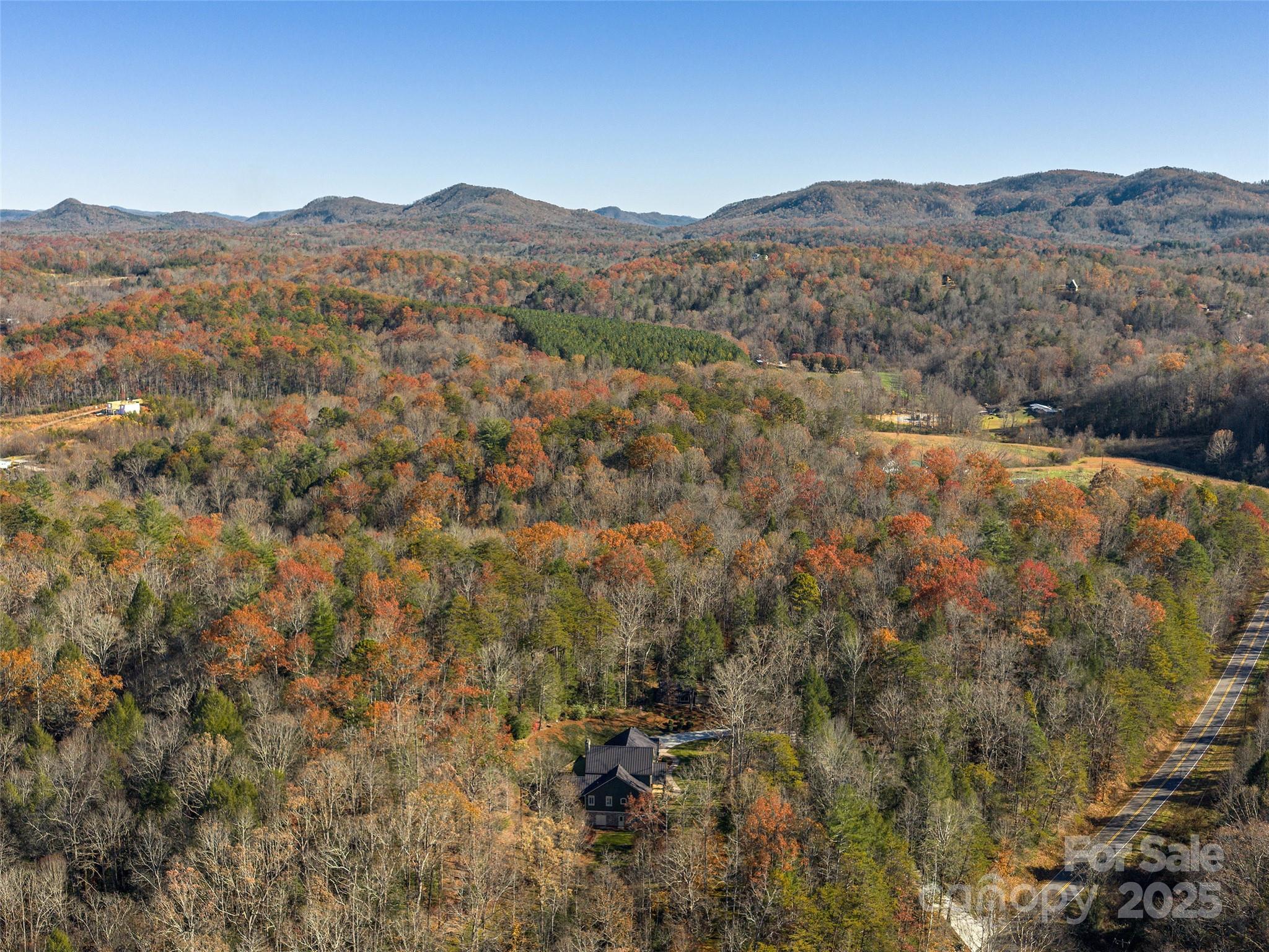 2514 Oakdale Road Old Fort, NC 28762 - Photo 47 of 48 a view of a mountain range in a cloudy sky