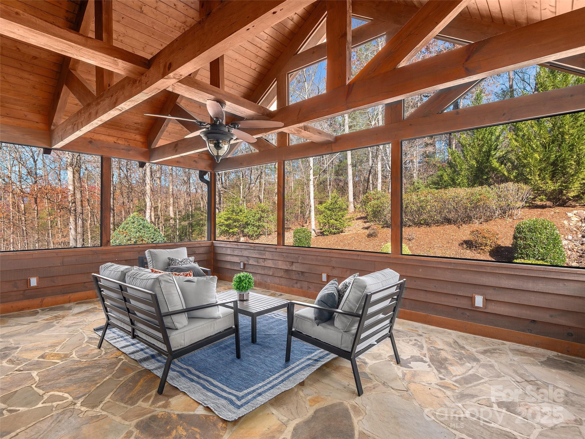 2514 Oakdale Road Old Fort, NC 28762 - Photo 9 of 48 a outdoor living space with furniture and garden view
