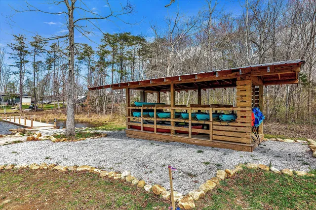 a front view of a house with outdoor space