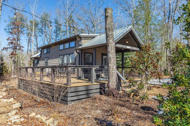 a front view of a house with street