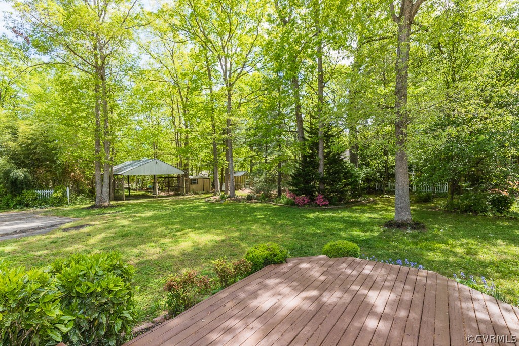 10801 Genito Road Chesterfield, VA 23832 - Photo 6 of 46 a view of a house with backyard and garden