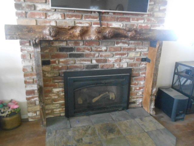 15600 Jones Road White City, OR 97503 - Photo 15 of 28 Close up of the newer propane fireplace