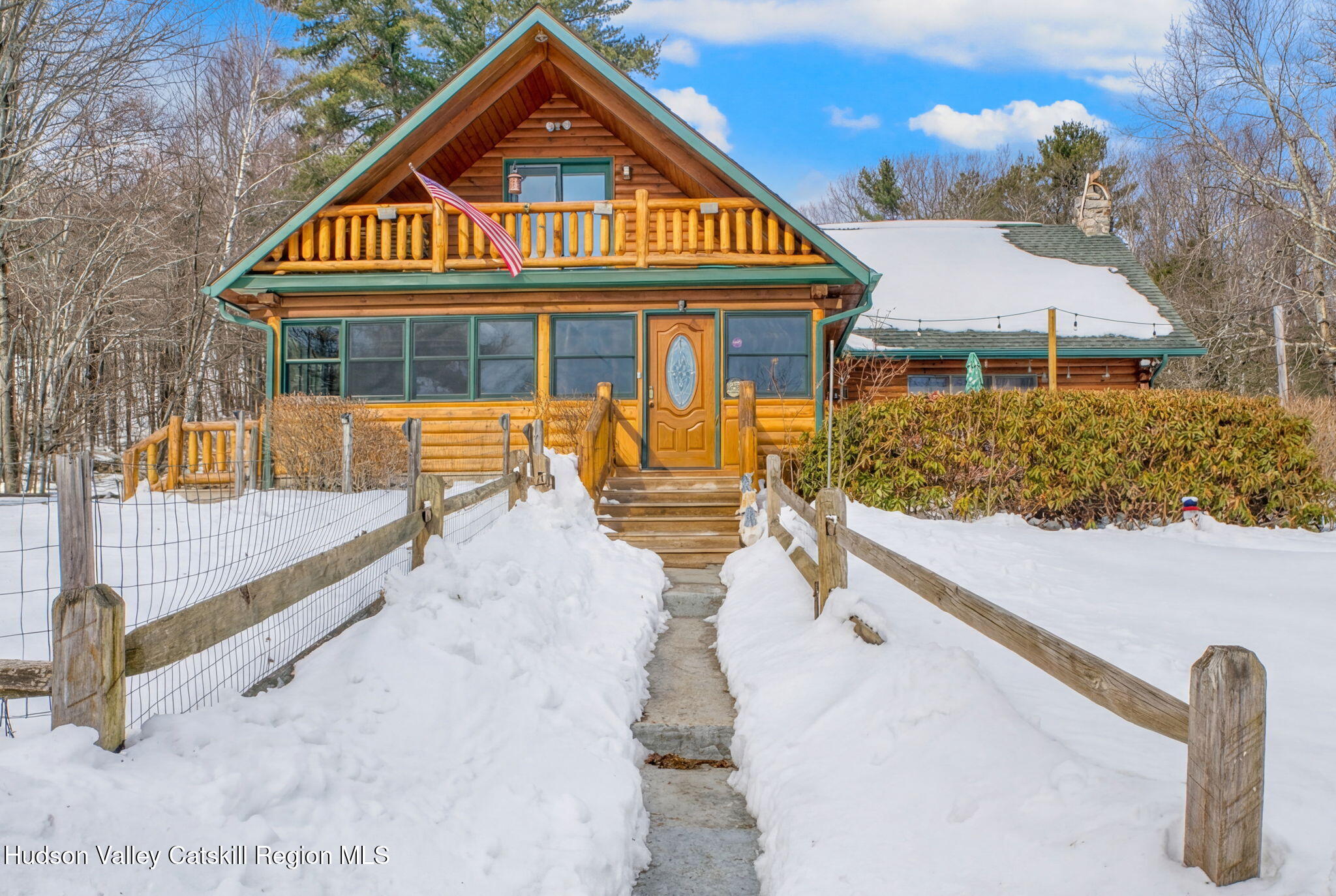 189 Yeagerville Road Napanoch, NY 12458 - Photo 2 of 38 a front view of a house with a yard