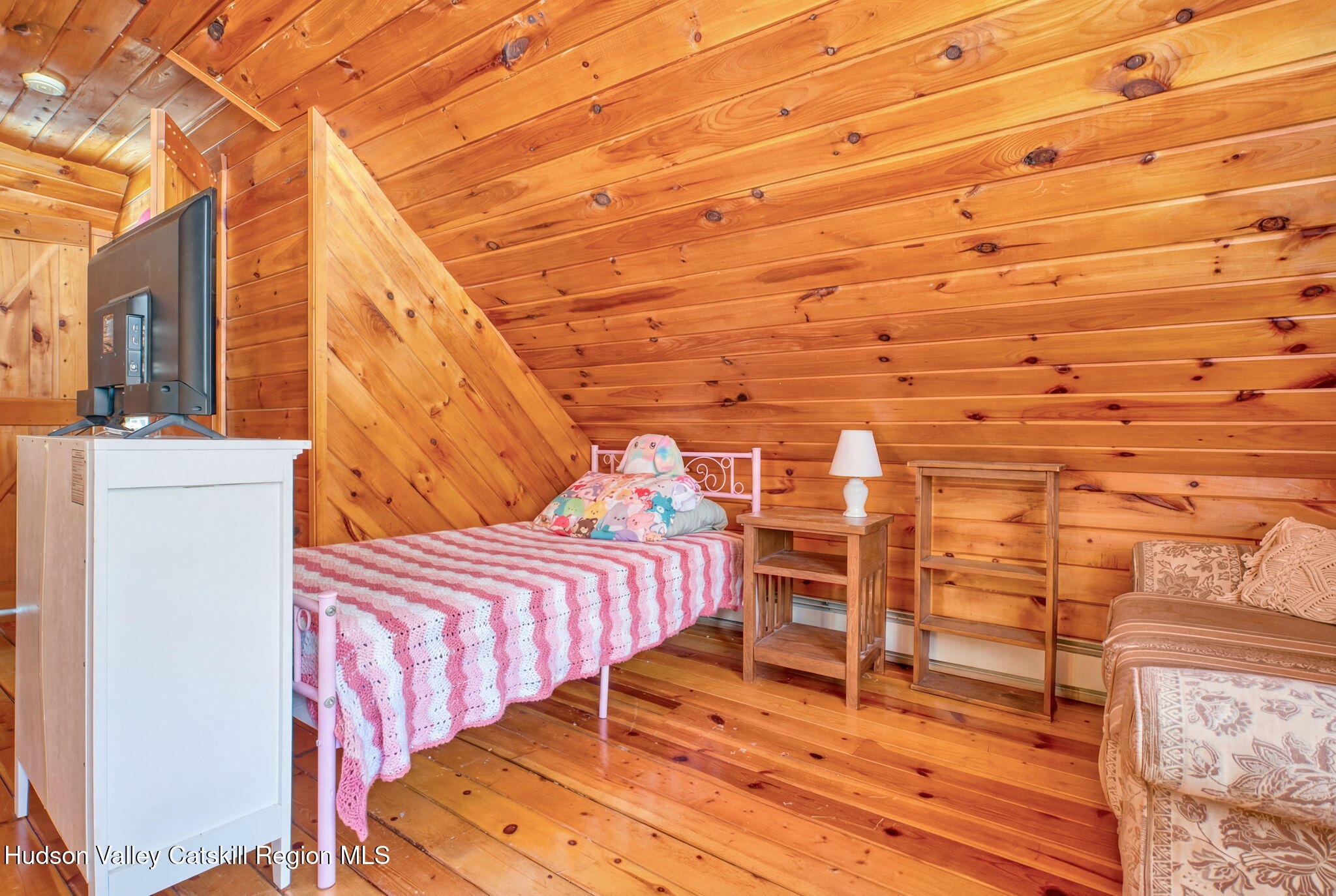 189 Yeagerville Road Napanoch, NY 12458 - Photo 28 of 38 a view of a balcony with wooden floor and fence