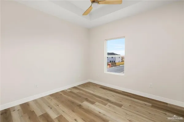 wooden floor in a room