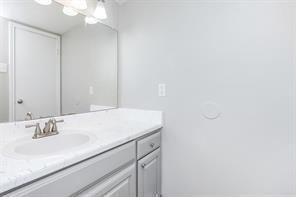 1826 Esters Road, Unit 3024 Irving, TX 75061 - Photo 29 of 30 a bathroom with a sink and a mirror