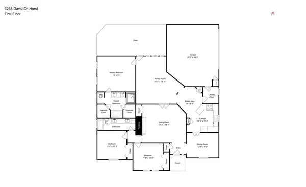 $379,999 | 3233 David Drive, Hurst, TX 76054