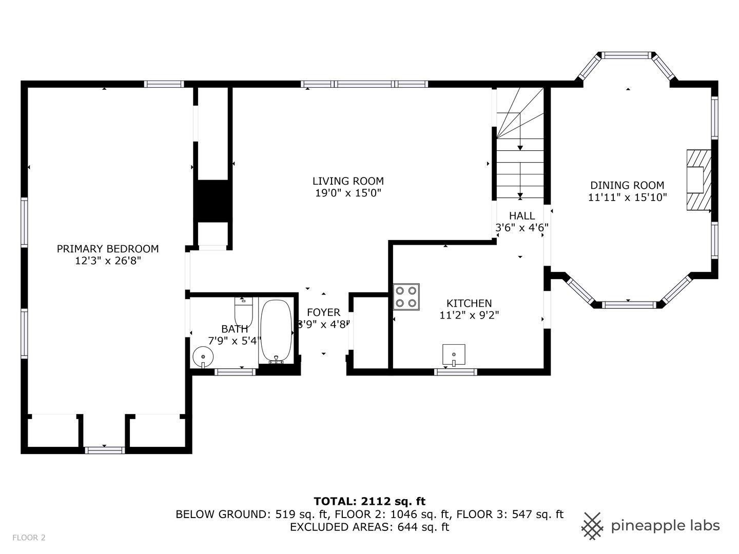 381 Wilson Street Winnetka, IL 60093 - Photo 26 of 28 a picture of a floor plan
