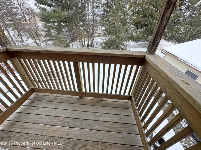 a view of outdoor space and deck