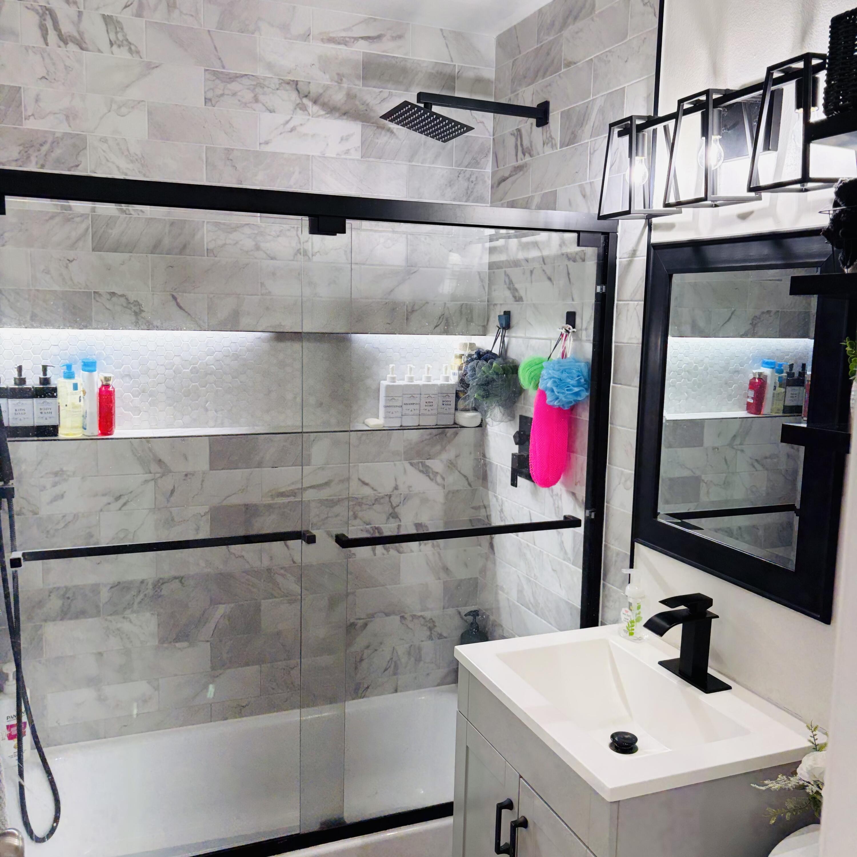 82165 Crest Avenue Indio, CA 92201 - Photo 26 of 37 a bathroom with a sink and mirror