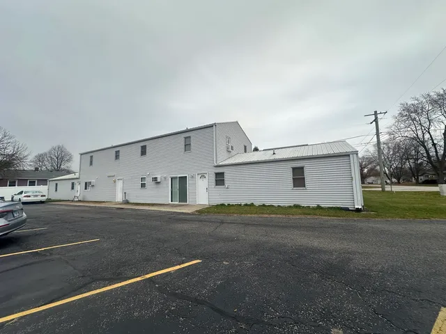 a backyard of a house