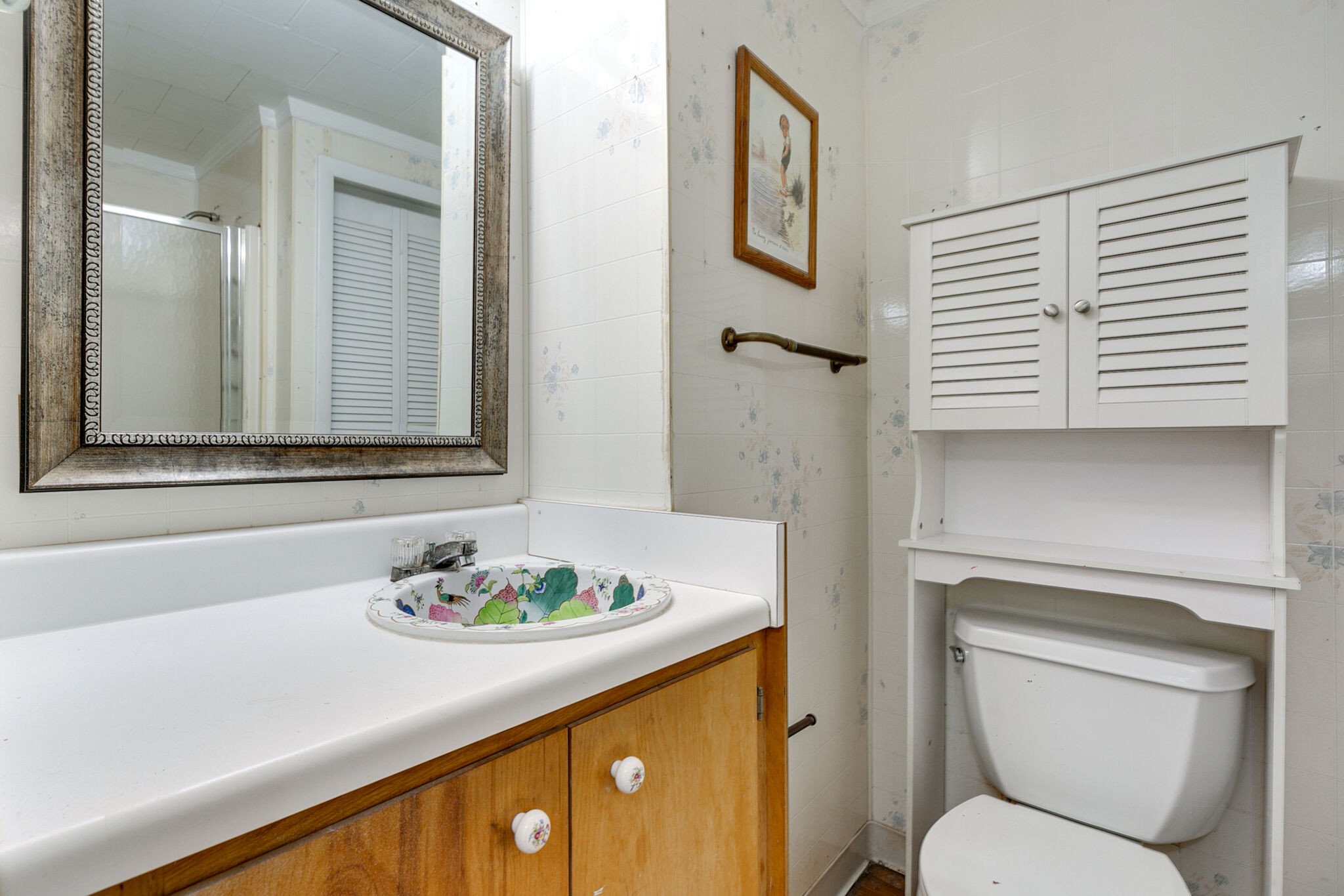 210 Old Rover Road Rockvale, TN 37153 - Photo 16 of 41 a bathroom with a toilet a sink and a mirror