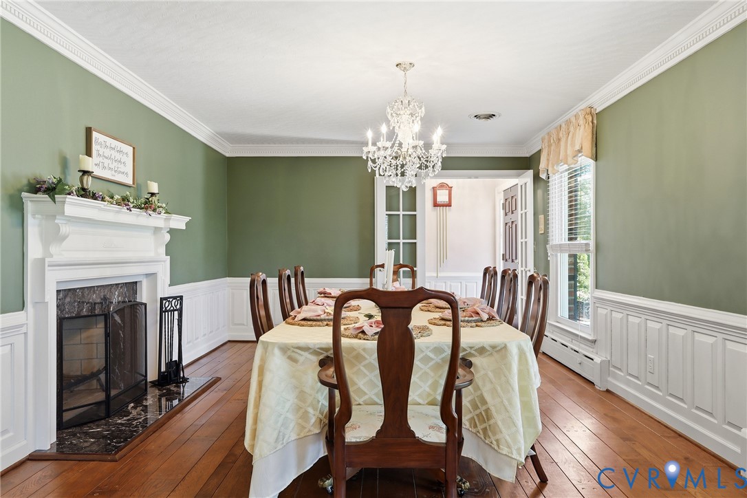 13300 West Patrick Henry Road Doswell, VA 23047 - Photo 8 of 69 Formal dining space featuring hardwood flooring an