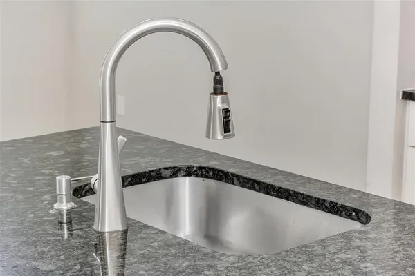 a close view of sink