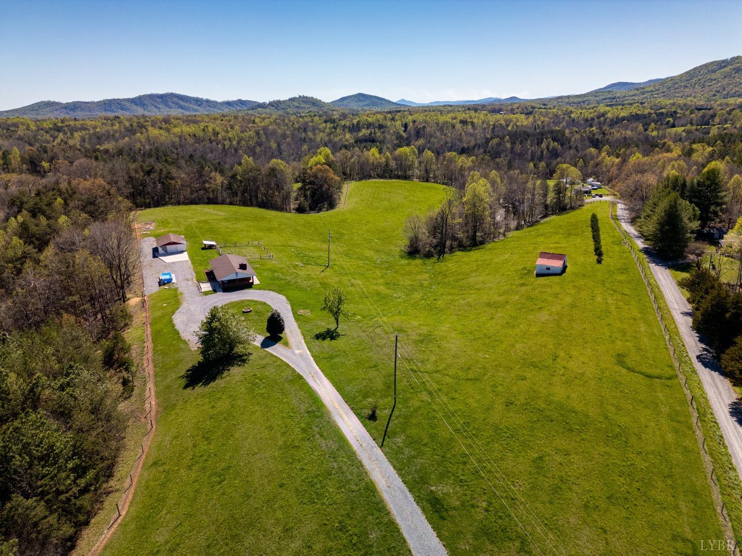 1088 Foster Road Thaxton, VA 24174 - Photo 60 of 92 a view of a swimming pool with a yard