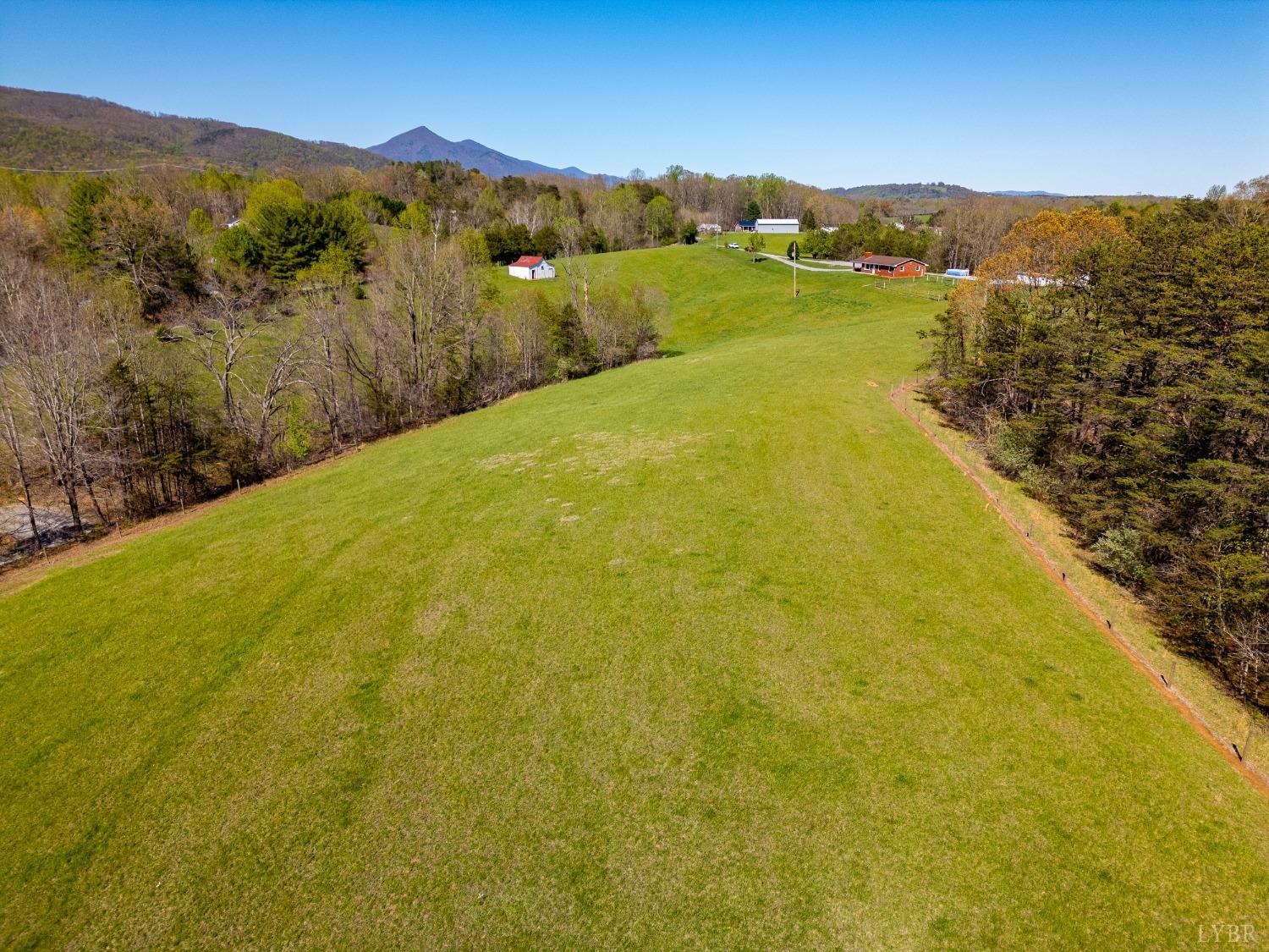 1088 Foster Road Thaxton, VA 24174 - Photo 74 of 92 a view of a lake with mountains in the background