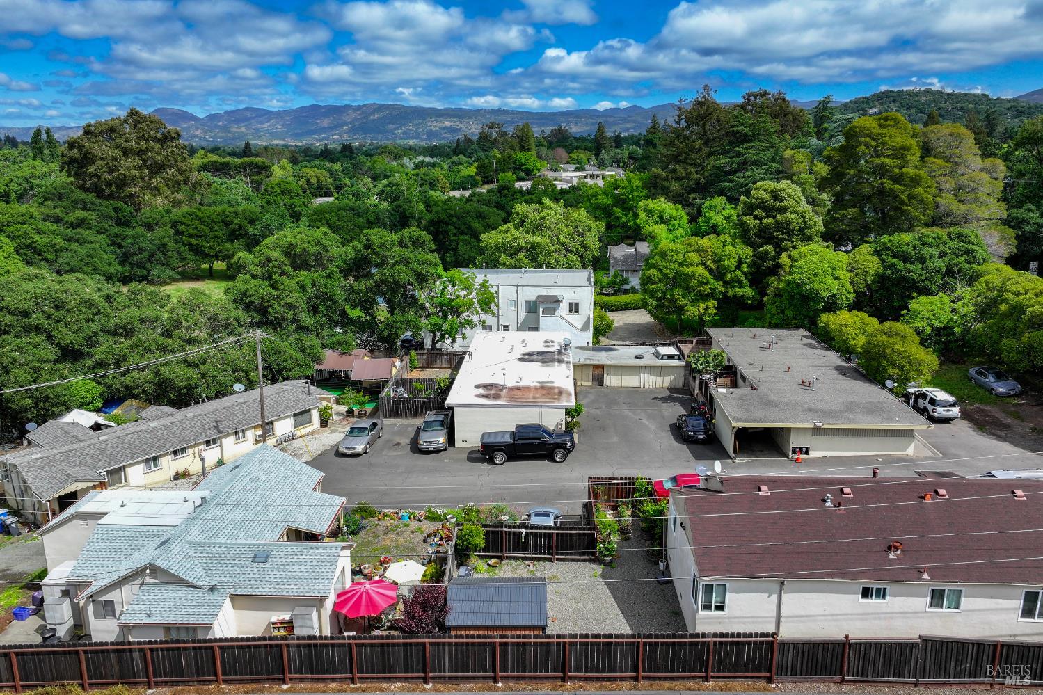 1577 Silverado Trail Napa, CA 94559 - Photo 12 of 30 an aerial view of a houses with yard