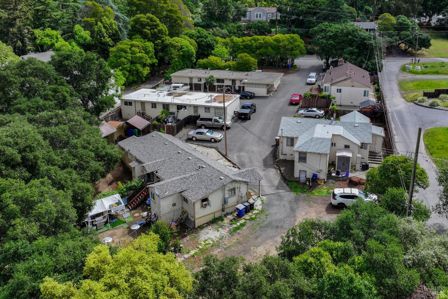 1577 Silverado Trail Napa, CA 94559 - Photo 13 of 30 an aerial view of a house with a yard