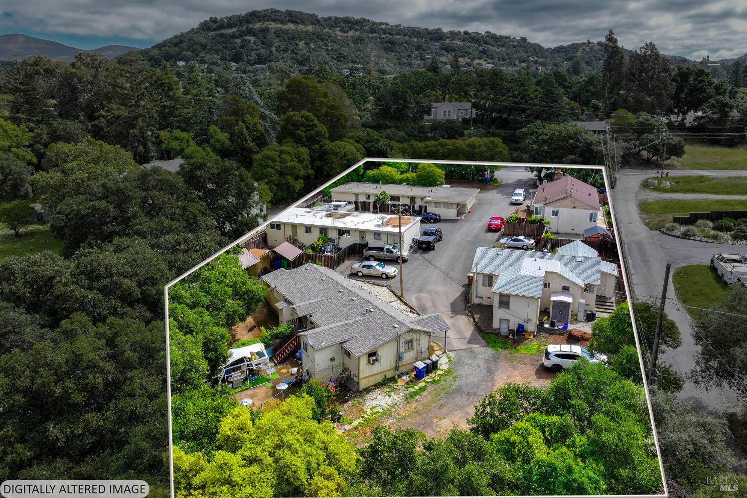 1577 Silverado Trail Napa, CA 94559 - Photo 2 of 30 an aerial view of a house with a garden