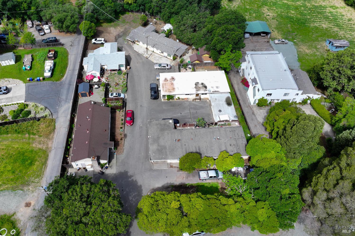 1577 Silverado Trail Napa, CA 94559 - Photo 8 of 30 an aerial view of multiple houses with outdoor space