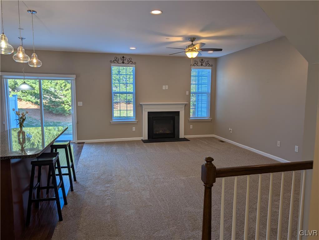 351 Pennycress Road Allentown, PA 18104 - Photo 13 of 35 Living room with gas fireplace