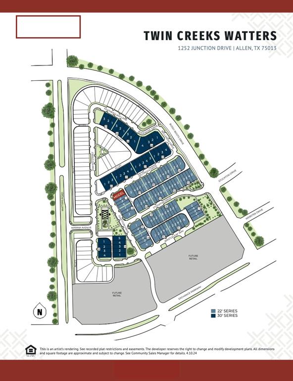 1007 Splitrock Drive Allen, TX 75013 - Photo 16 of 18 Located in the heart of the Allen, Twin Creeks Watters offers something for everyone in the family!