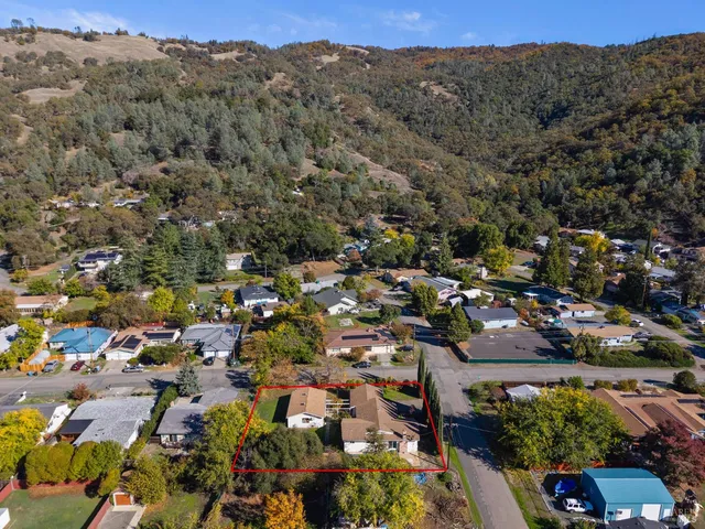 a view of a city with ocean view