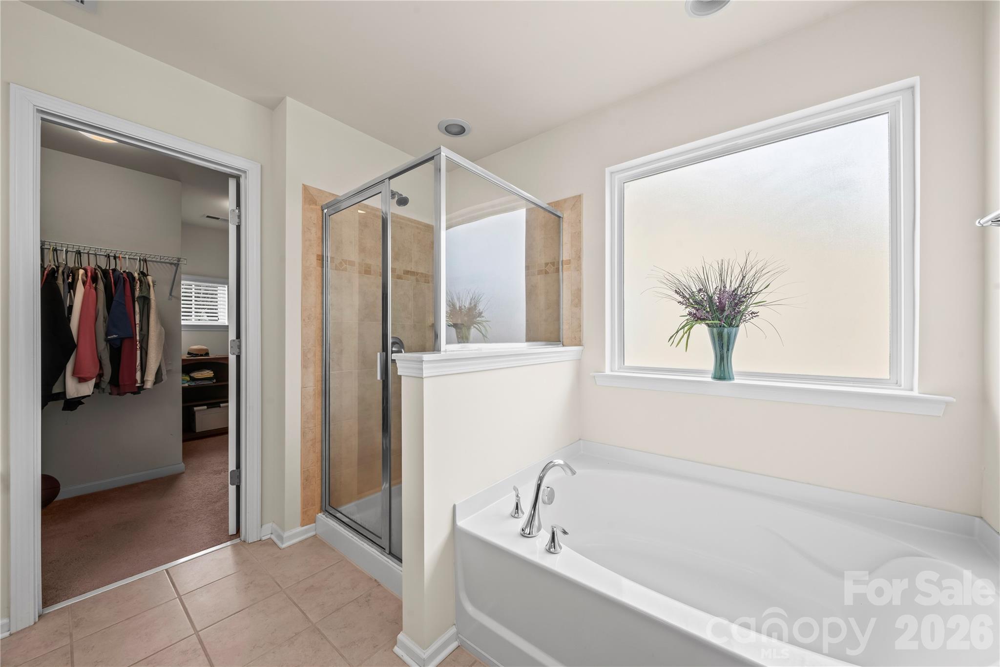 10666 Sapphire Trail Davidson, NC 28036 - Photo 19 of 34 a bathroom with a bathtub and a shower