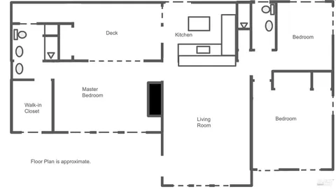 a picture of a bathroom with a shower