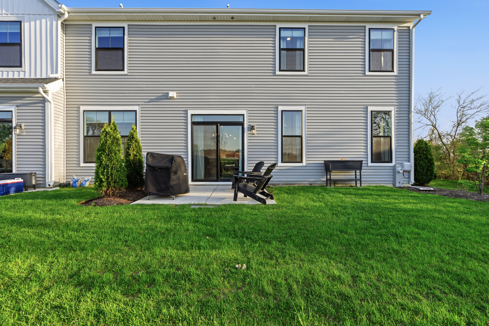 16316 Wheatgrass Street Lockport, IL 60441 - Photo 25 of 37 a view of a house with backyard and a garden