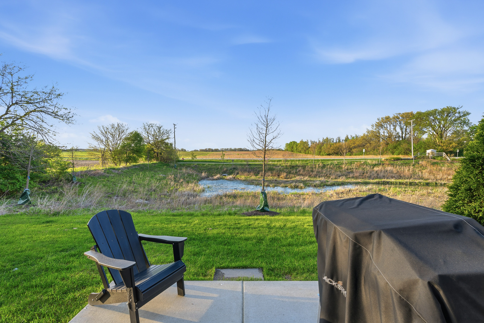16316 Wheatgrass Street Lockport, IL 60441 - Photo 29 of 37 a view of a lake with couches and city view