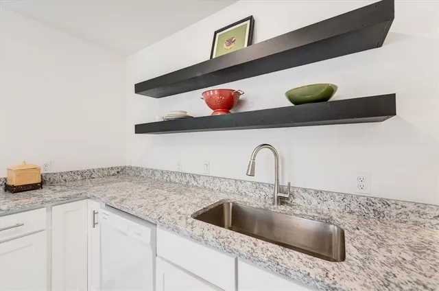 a close view of sink and tap