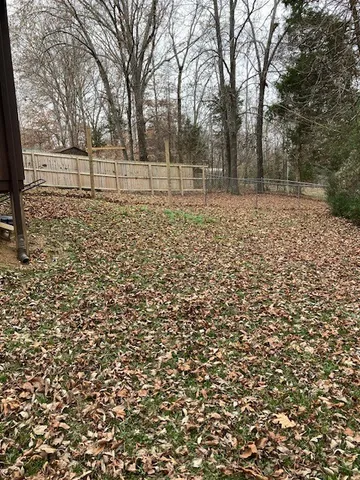 a view of outdoor space with a garden