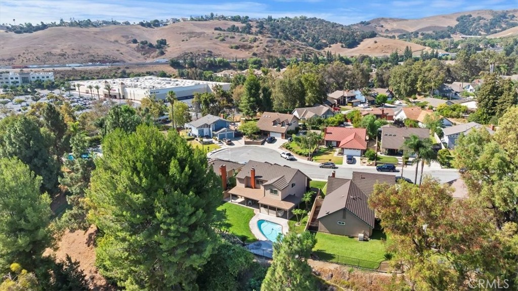19 Black Oak Drive Phillips Ranch, CA 91766 - Photo 45 of 46 an aerial view of a house with a garden
