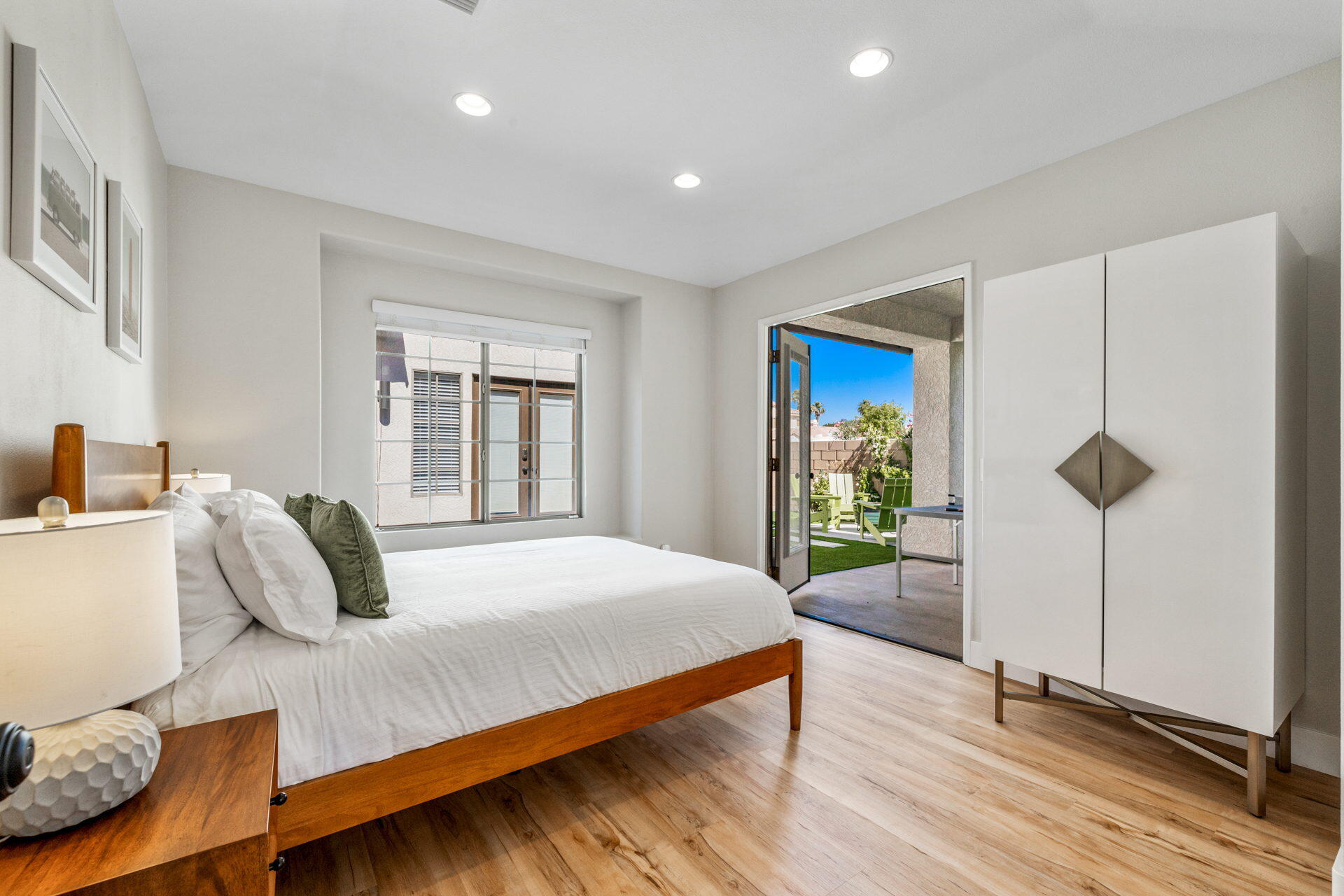 48674 Gibraltar Street Indio, CA 92201 - Photo 37 of 49 a bedroom with a bed and a window