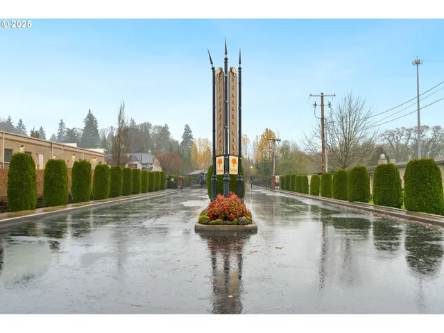 a swimming pool with outdoor seating and yard