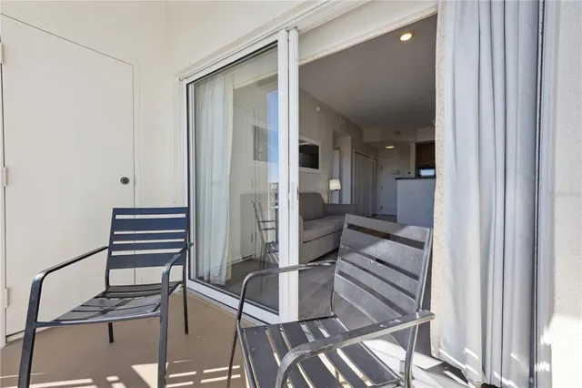 a view of a city with tall buildings