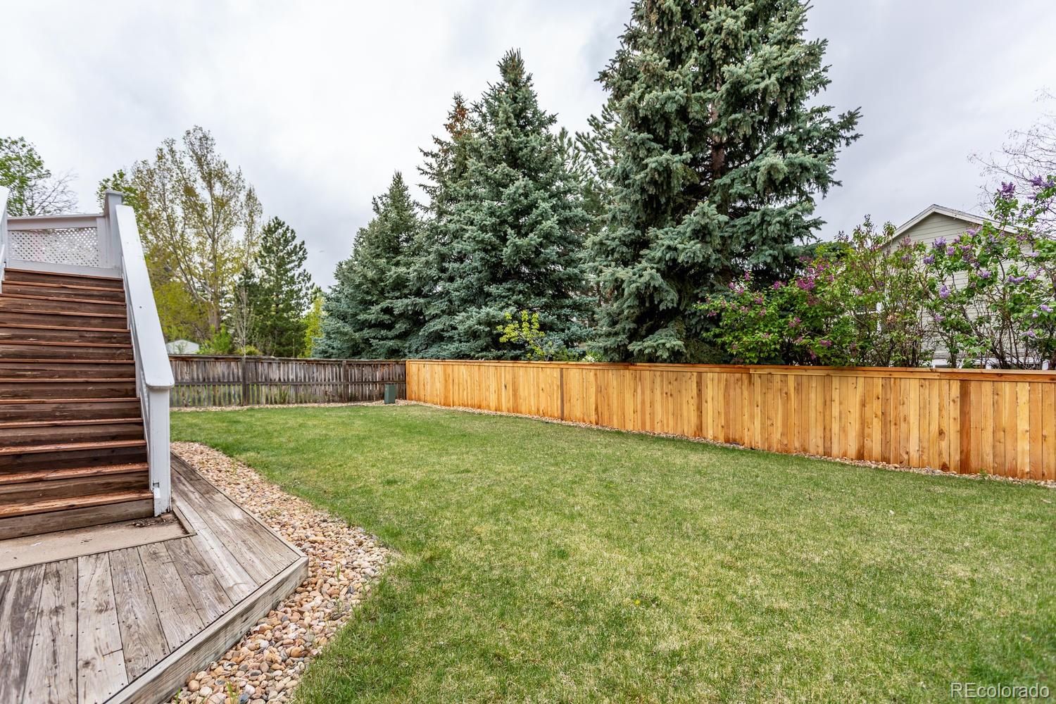 9869 Spring Hill Drive Highlands Ranch, CO 80129 - Photo 36 of 37 a view of a backyard