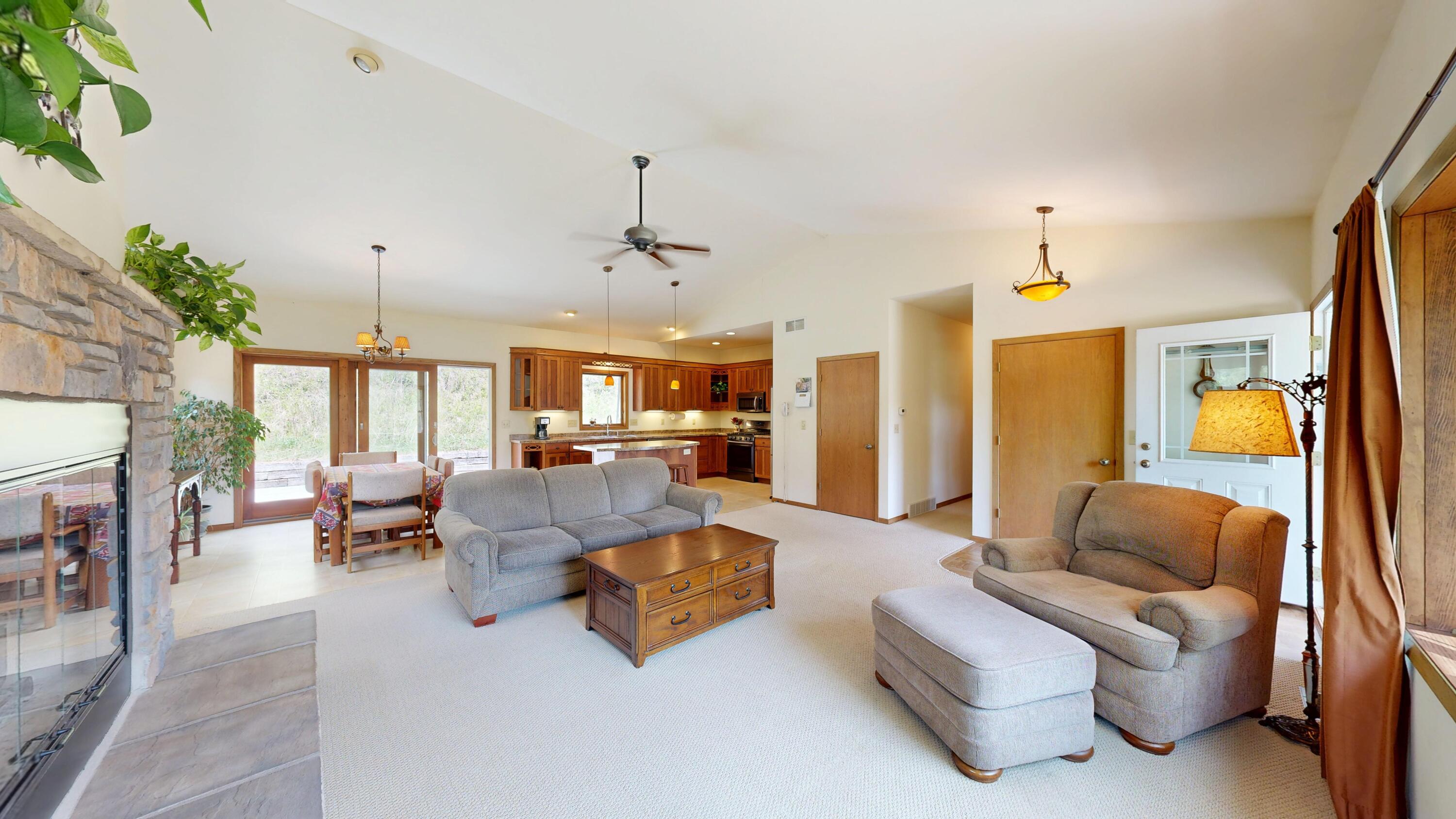 55276 3 Creeks Road Freeman, WI 54628 - Photo 10 of 57 Living Room