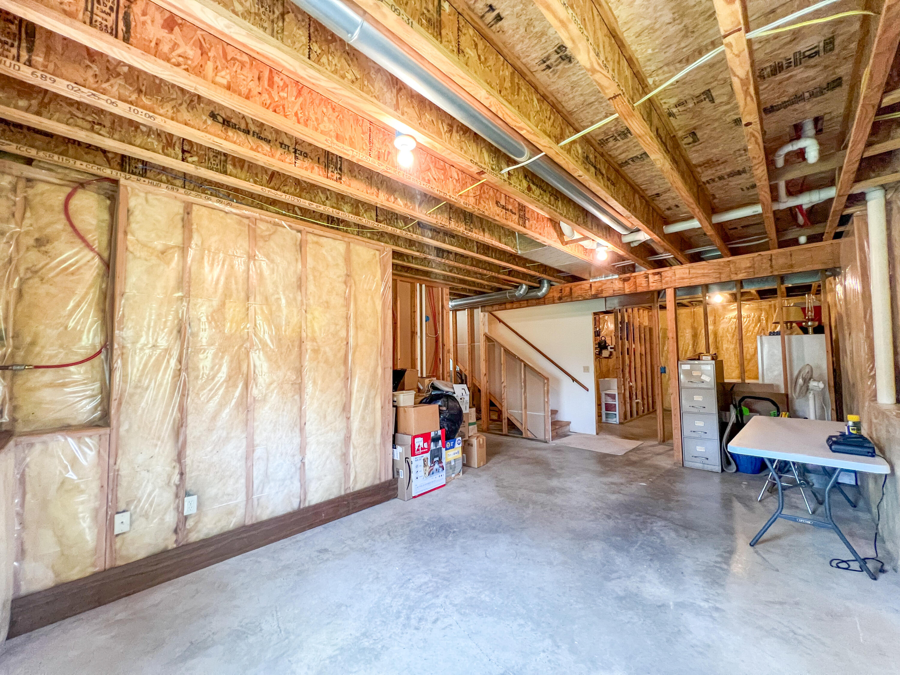 55276 3 Creeks Road Freeman, WI 54628 - Photo 31 of 57 Unfinished Basement