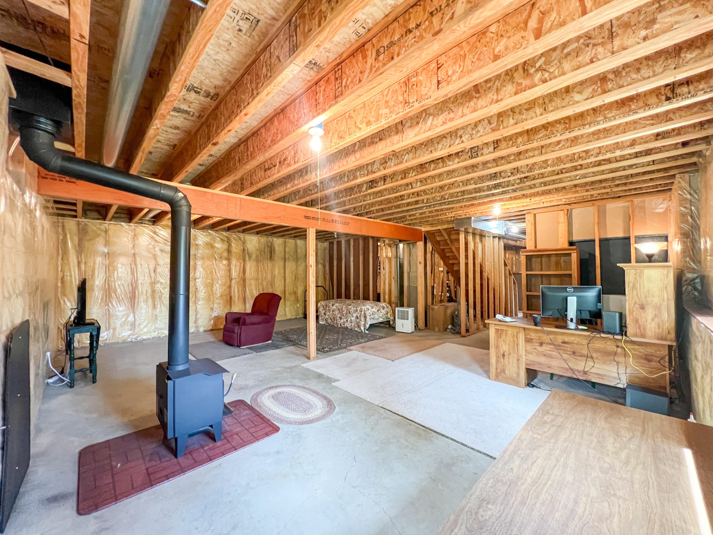 55276 3 Creeks Road Freeman, WI 54628 - Photo 33 of 57 Unfinished Basement