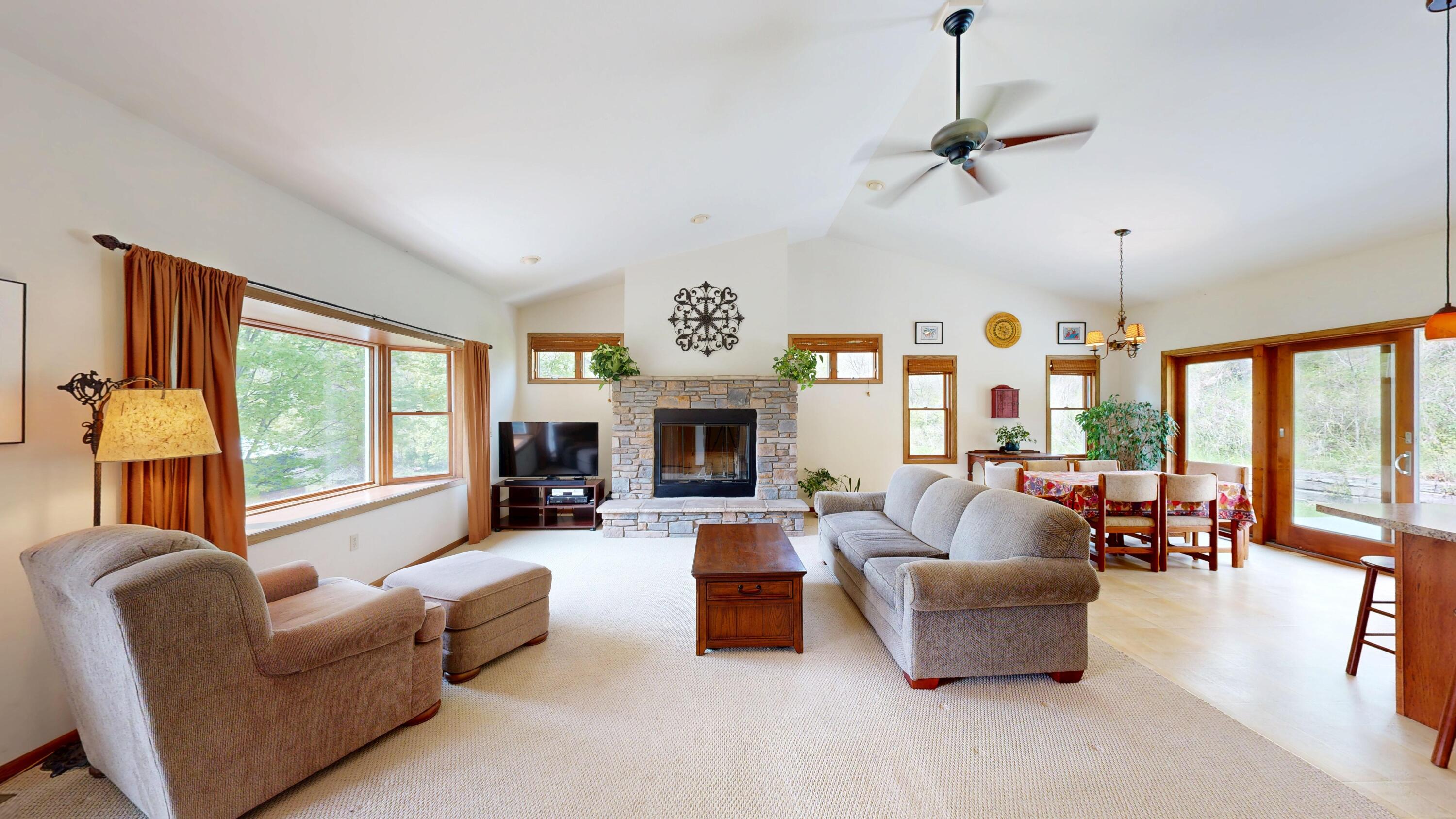55276 3 Creeks Road Freeman, WI 54628 - Photo 4 of 57 Living Room