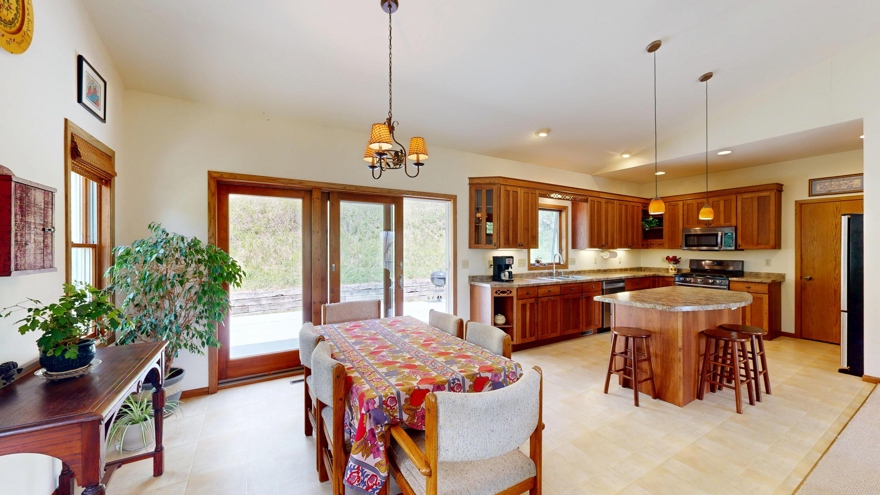 55276 3 Creeks Road Freeman, WI 54628 - Photo 5 of 57 Dining Room/Kitchen